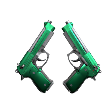 Dual Berettas Emerald